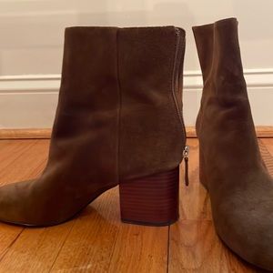 J.Crew Suede Womens Ankle Boots